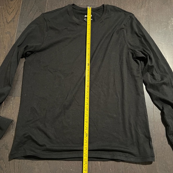 BNWT Skims Cotton Jersey Long Sleeve Black T-Shirt Size Large onyx top shirt - Picture 6 of 8